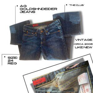 AG ADRIANO GOLDSCHMIED // 'The Club' Dark Wash Denim